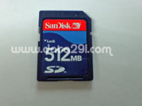 サンディスク SD 512MB