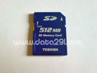 東芝 SD 512MB